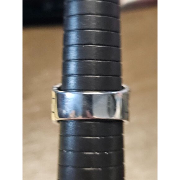 Stainless Steel Cage Skull Cross Size 12 Ring - Picture 3 of 4